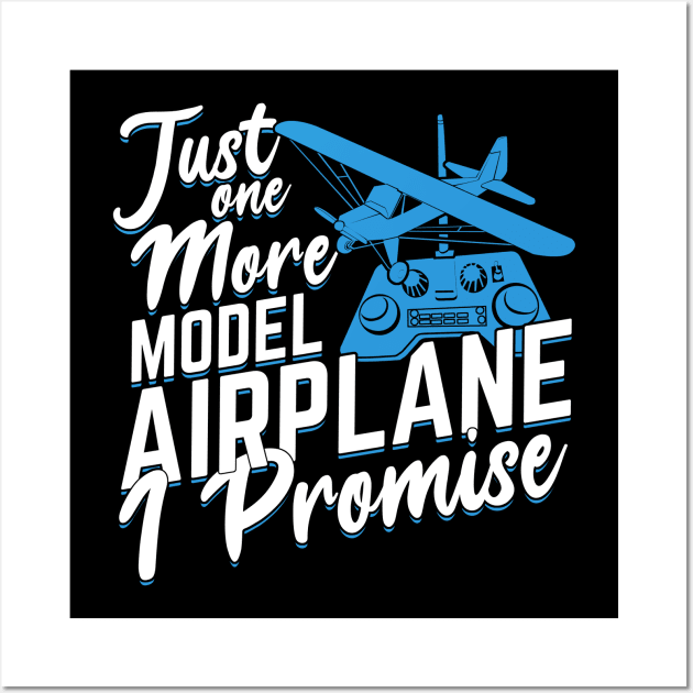 Funny Model Airplane RC Plane Pilot Gift Wall Art by Dolde08